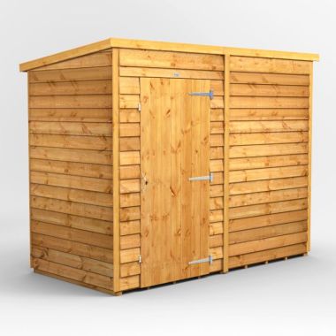 8x4 Overlap Windowless Pent EZI Shed