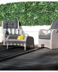 Fully Finished Ultimate Composite Decking Kit With Timber Subframe 2.4m x 2.4m  - Charcoal