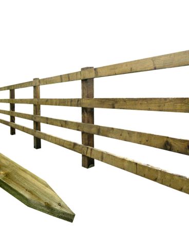 Pointed Posts For Agricultural Post & Rail Fencing