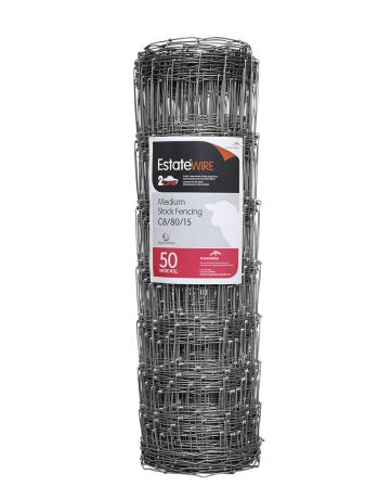 Galv. Estate Wire Stock Fencing C8/80/15
