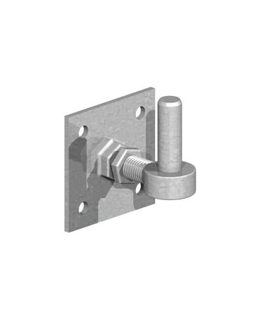 Field Gate Hook on Plate (Adjustable)