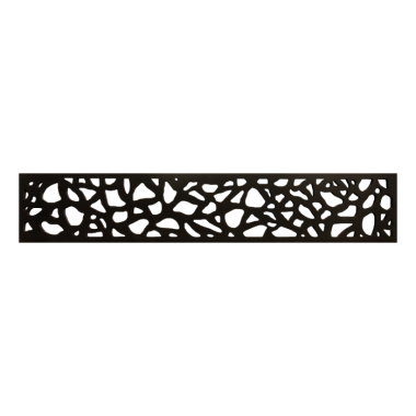 Pebble Decorative Composite Fence Top