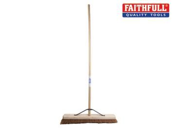 Soft Coco Broom with Stay 600mm (24in)