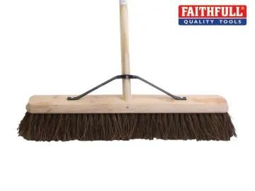 Stiff Bassine Broom 600mm (24in) + Handle & Stay