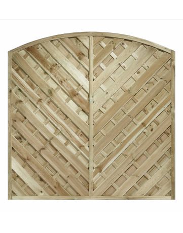 KDM Fence V Panel - Arched