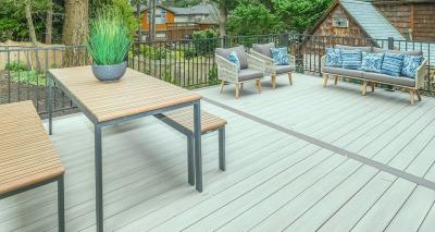Solid or hollow composite decking - which is better?