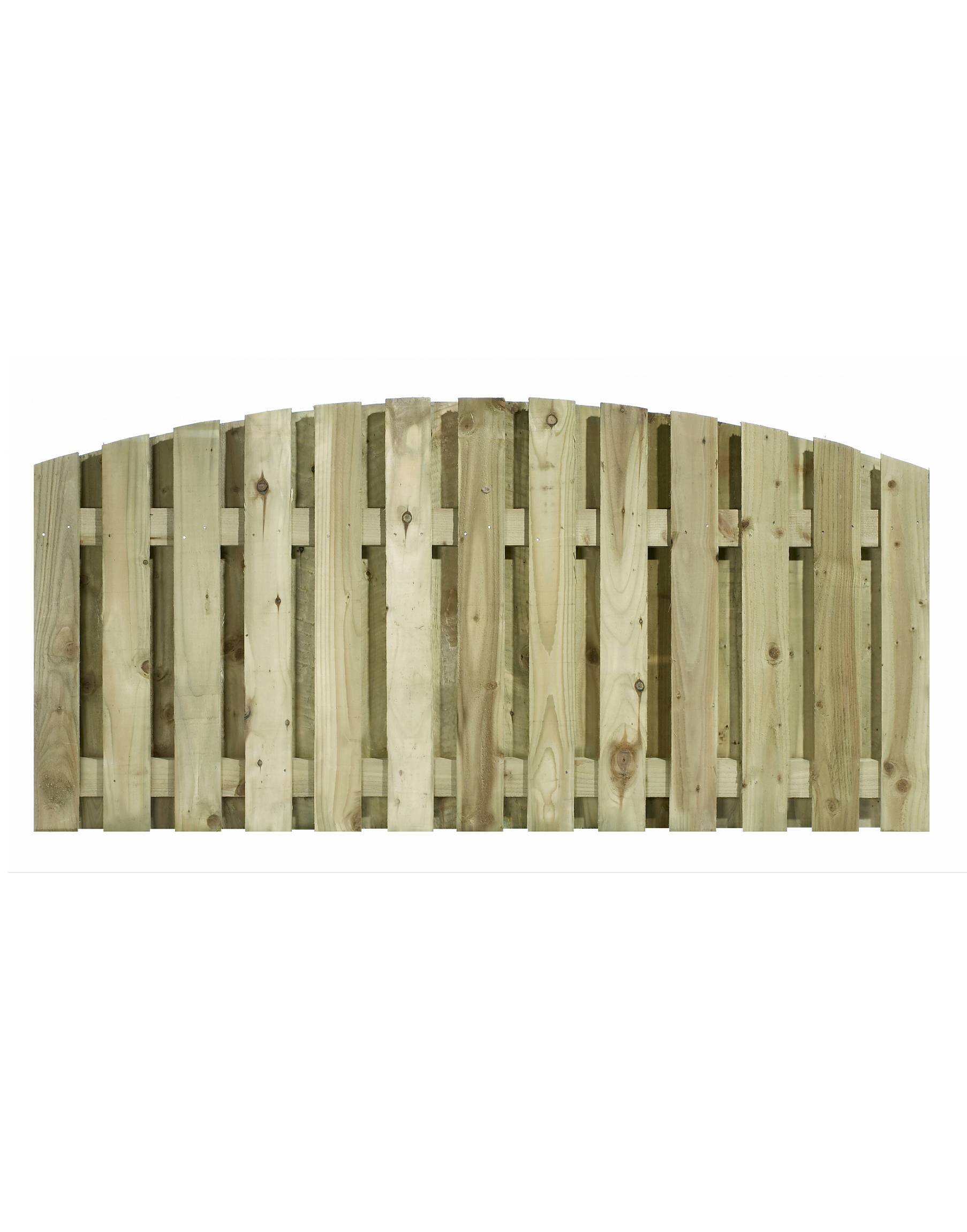 Arched on sale fence panels