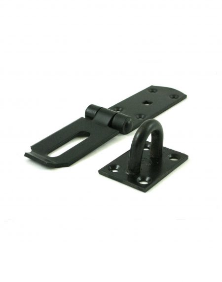 Gatemate Medium Hasp and Staple in Black