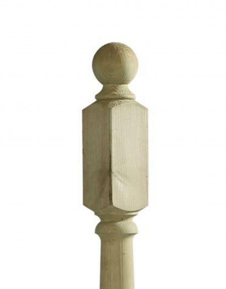 Tanalised Colonial Newel Post