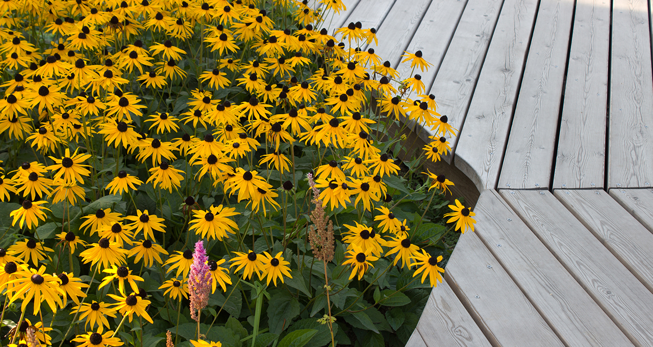 grey decking ideas for small gardens