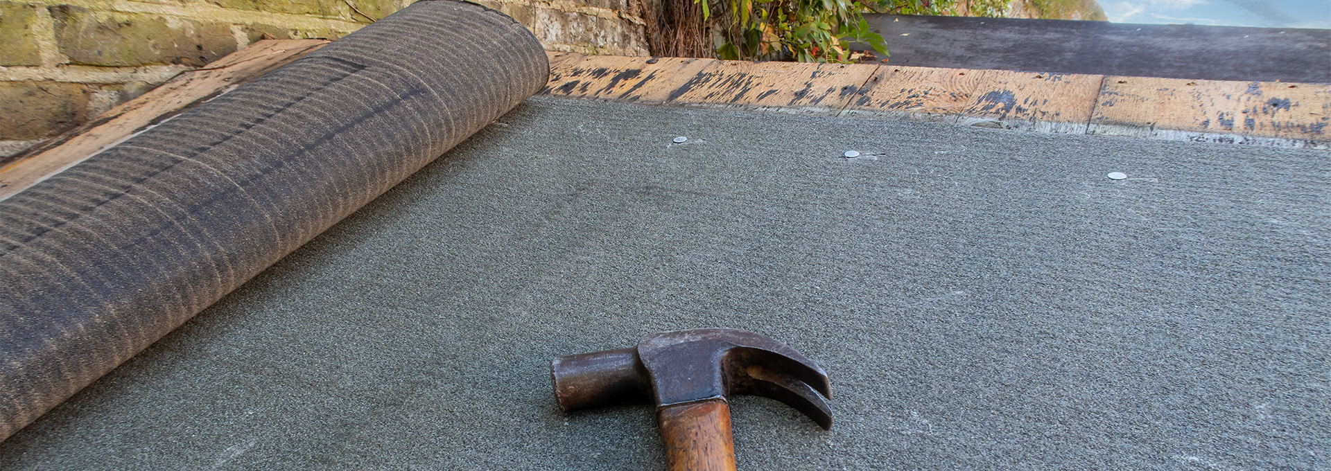 a DIY garden shed roof repair 